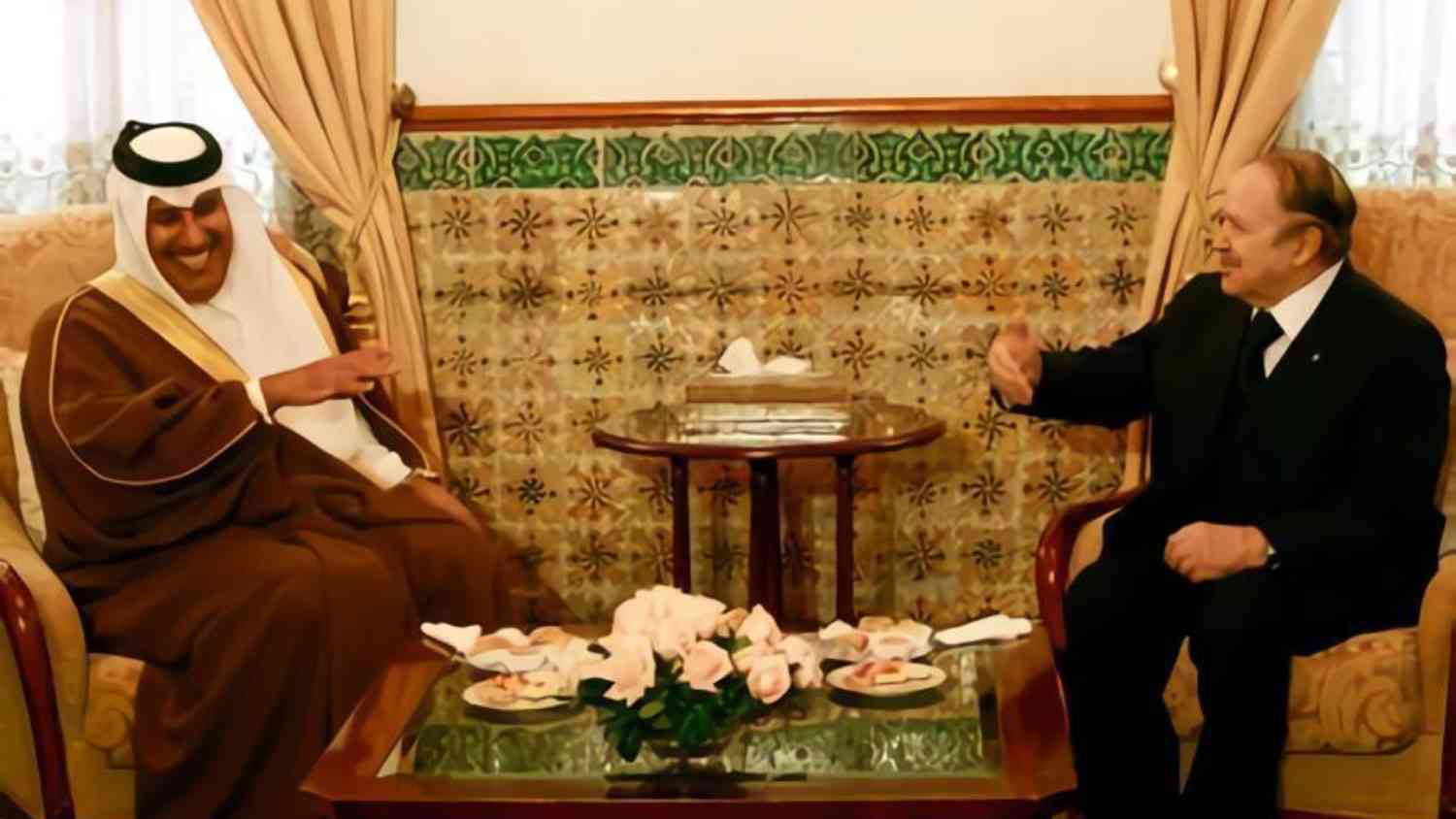 حمد بن جاسم يترأس اجتماعات اللجنة القطرية الجزائرية المشتركة