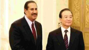 حمد بن جاسم في بكين لتعميق التعاون الاقتصادي القطري الصيني