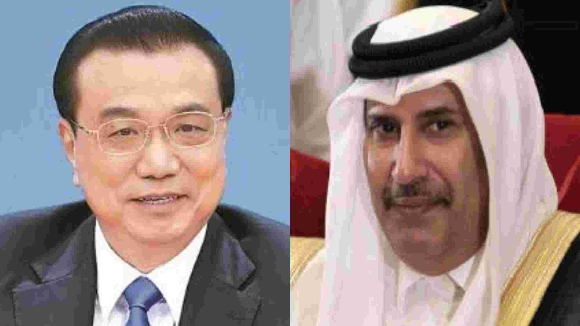 حمد بن جاسم يهنئ بتعيين لي كي تشيانغ رئيسا للوزراء في الصين