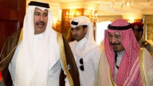 حمد بن جاسم ومحمد الصباح العلاقات الثنائية بين قطر والكويت