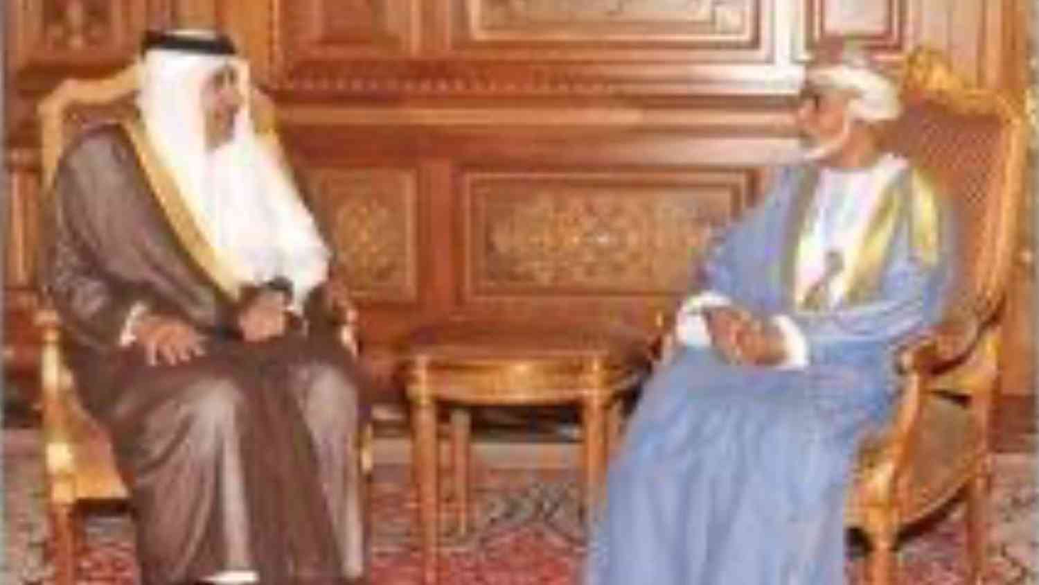 حمد بن جاسم والسلطان قابوس يبحثان تفعيل تعاون قطر وعمان