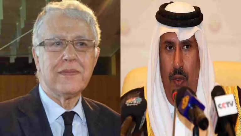 حمد بن جاسم وعباس فاسي يشهدان توقيع اتفاقيات بين قطر والمغرب