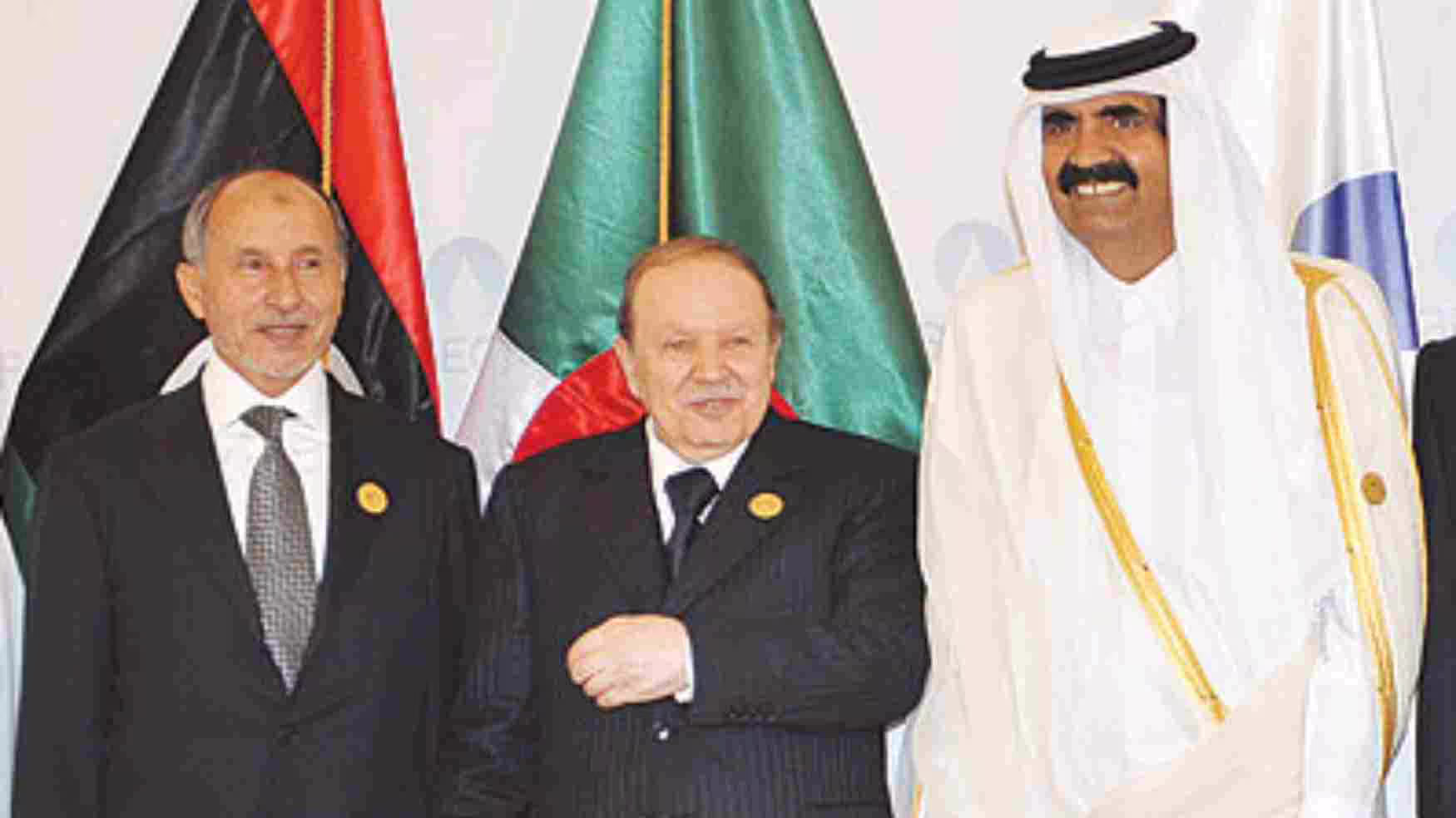 قمة قطرية جزائرية ليبية لبحث تطورات الأوضاع في المنطقة