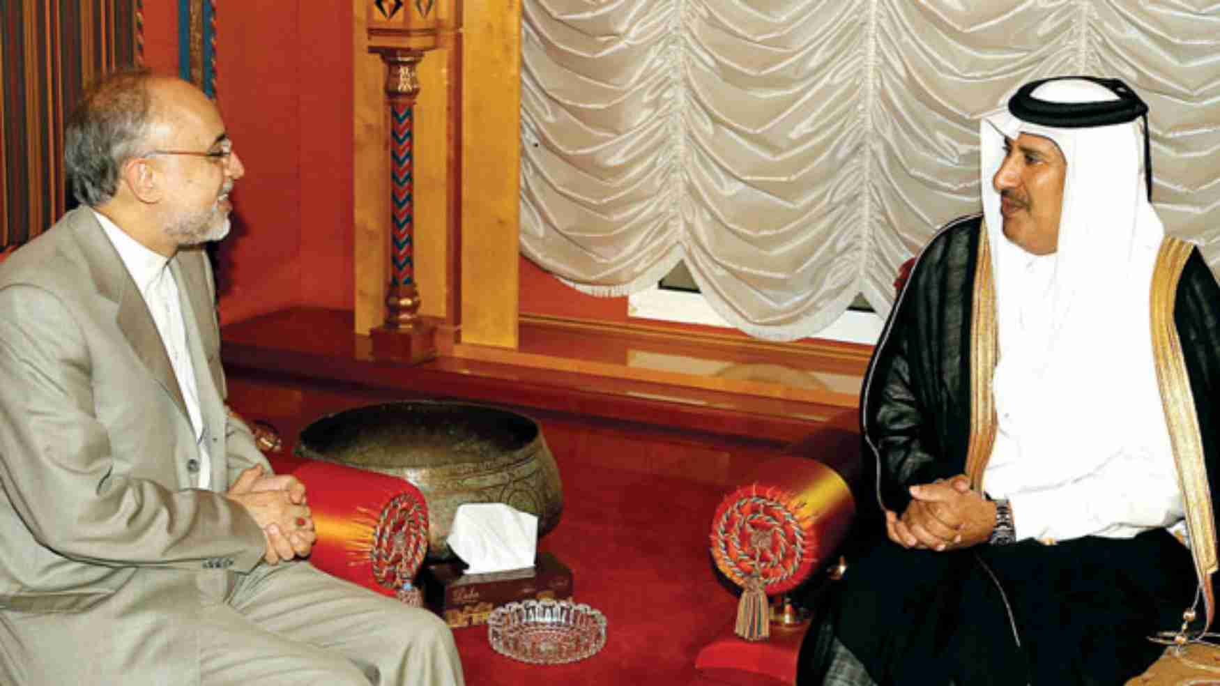 حمد بن جاسم يبحث مع وزير خارجية إيران تطورات الأحداث في سوريا