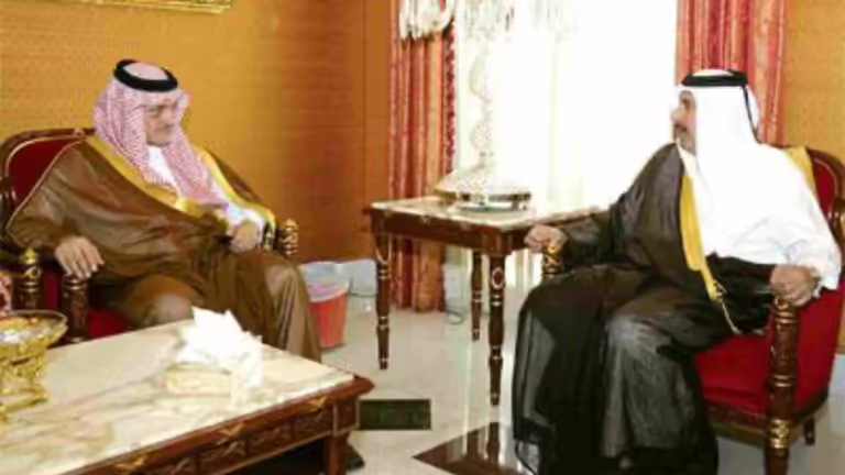حمد بن جاسم والفيصل يبحثان تطورات أوضاع منطقة الشرق الأوسط