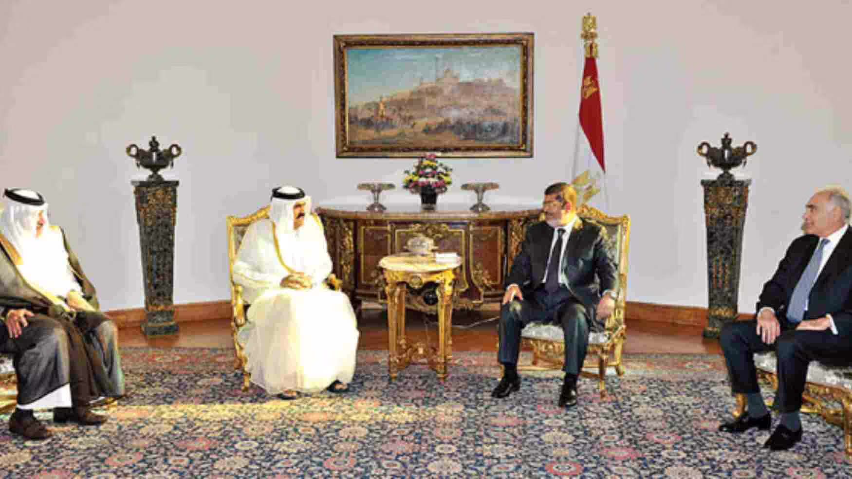 قمة قطرية مصرية لبحث تطورات العدوان الإسرائيلي على غزة