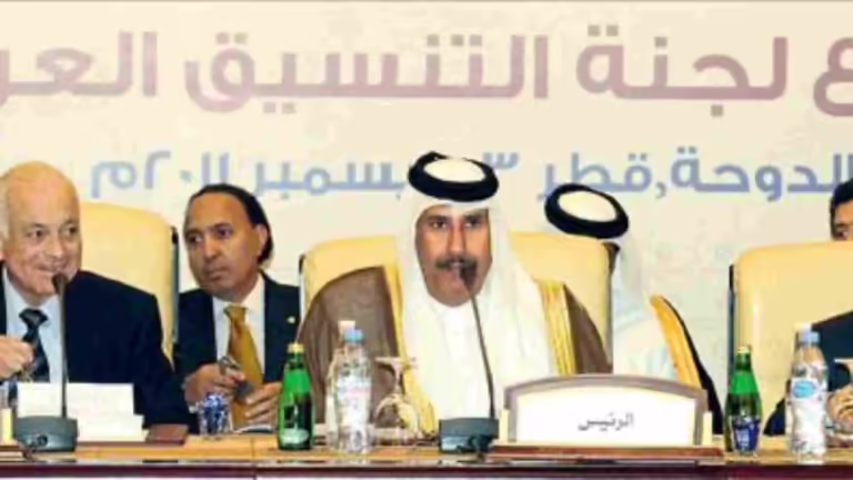 حمد بن جاسم يكشف عن تفاصيل عقوبات الجامعة العربية على سوريا