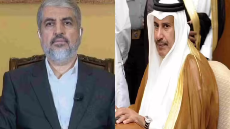 حمد بن جاسم يبحث مع خالد مشعل تطورات تشكيل الحكومة الفلسطينية