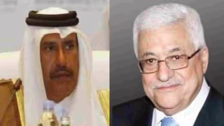 حمد بن جاسم وعباس يبحثان مستجدات تشكيل الحكومة الفلسطينية