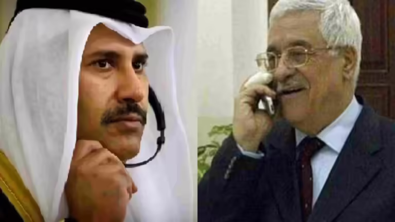 حمد بن جاسم يبحث مع عباس تشكيل حكومة الوحدة الفلسطينية