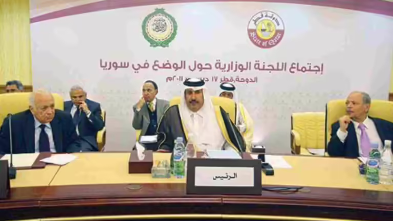 حمد بن جاسم يترأس اجتماع اللجنة العربية بشأن سوريا في الدوحة