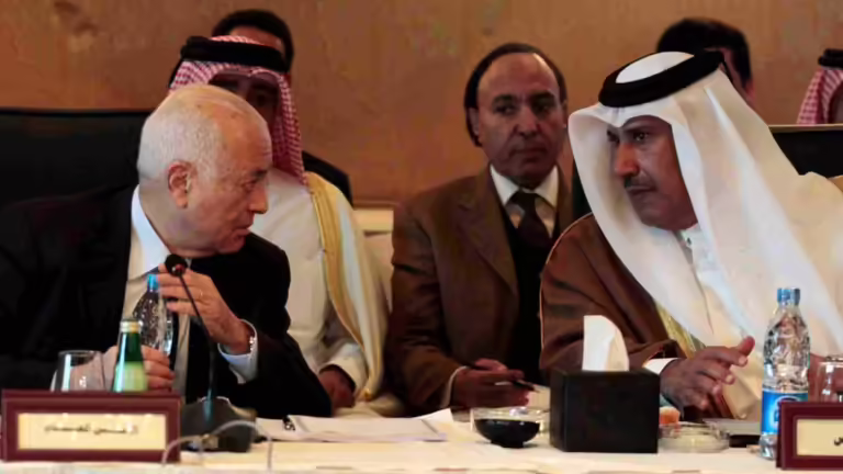 حمد بن جاسم يبحث مع وزراء عرب تقرير بعثة المراقبين في سوريا