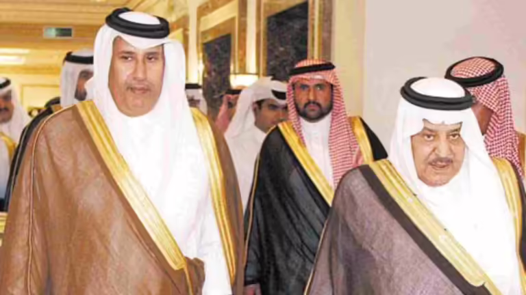 حمد بن جاسم يشارك في مجلس التنسيق القطري السعودي