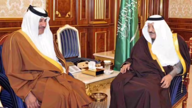 حمد بن جاسم يبحث مع ولي العهد السعودي مستجدات الأزمة السورية