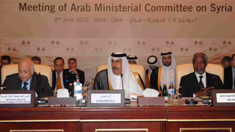 حمد بن جاسم يطالب بوضع سقف زمني لأعمال مهمة عنان في سوريا