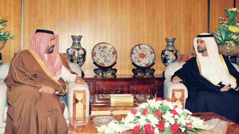 حمد بن جاسم وحمدان بن زايد يبحثان قضية الجزر الإماراتية المحتلة