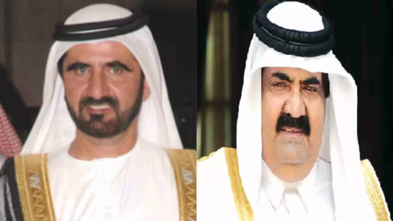 أمير قطر وولي عهد دبي يبحثان التصعيد في الأراضي الفلسطينية