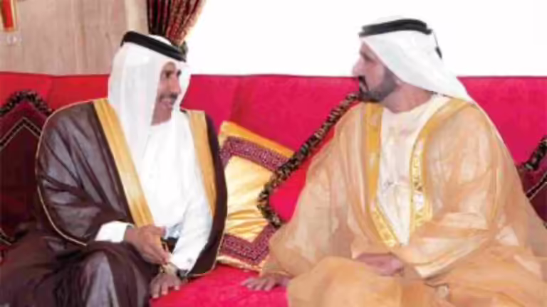 حمد بن جاسم يراسل محمد بن راشد بشأن مستجدات القضايا العربية