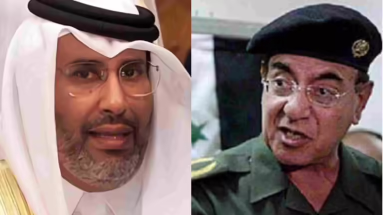 حمد بن جاسم يتلقى رسالة من الصحاف بشأن علاقات قطر والعراق