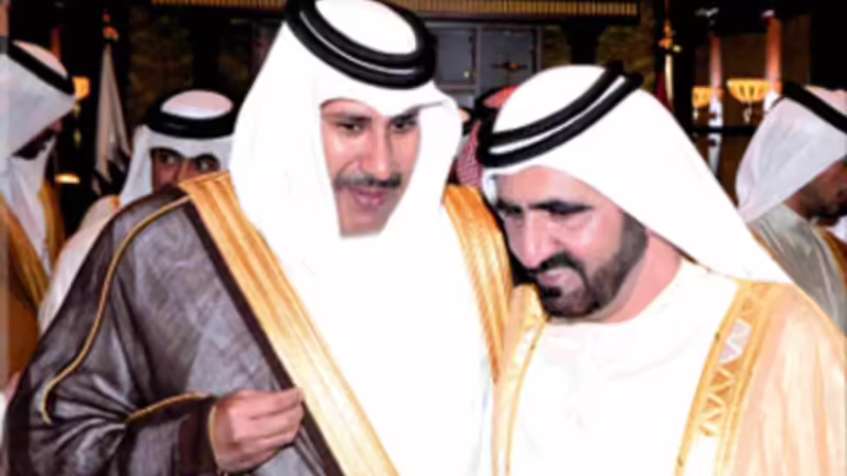 حمد بن جاسم يراسل محمد بن راشد بشأن تنمية علاقات قطر والإمارات