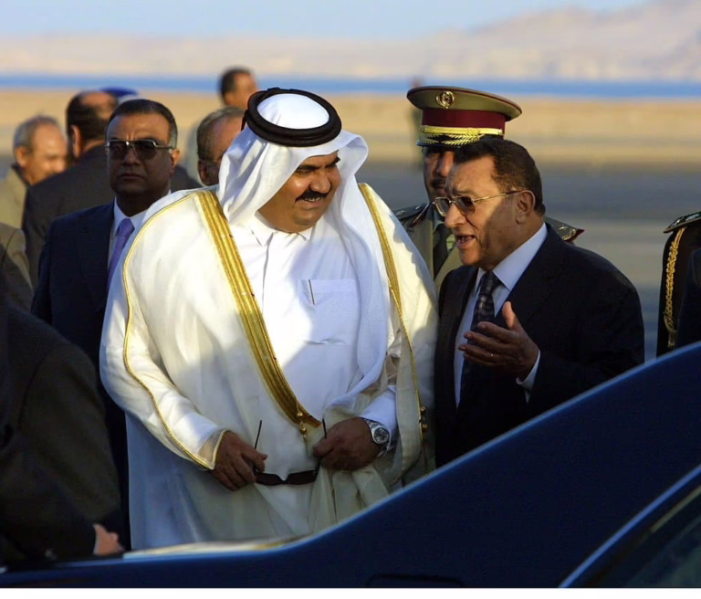 حمد-بن-خليفة-حسني-مبارك