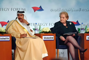 حمد-بن-جاسم-يلتقي-أولبرايت