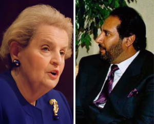 حمد-بن-جاسم-يلتقي-مادلين-أولبرايت