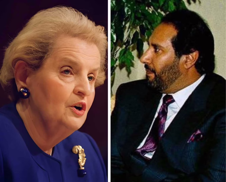 حمد-بن-جاسم-يلتقي-مادلين-أولبرايت