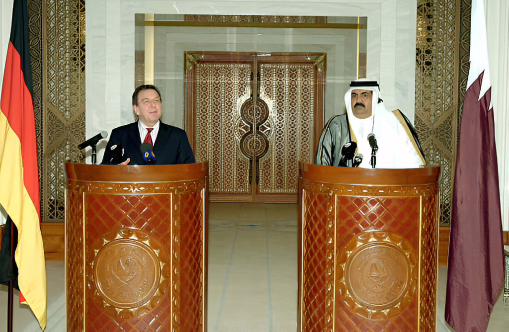 حمد_بن_خليفة_ حمد_بن_جاسم غيرهارد _شرودر