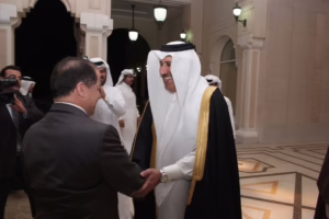 رئيس الوزراء الشيخ حمد بن جاسم يستقبل رئيس إقليم كردستان – 7 فبراير 2009