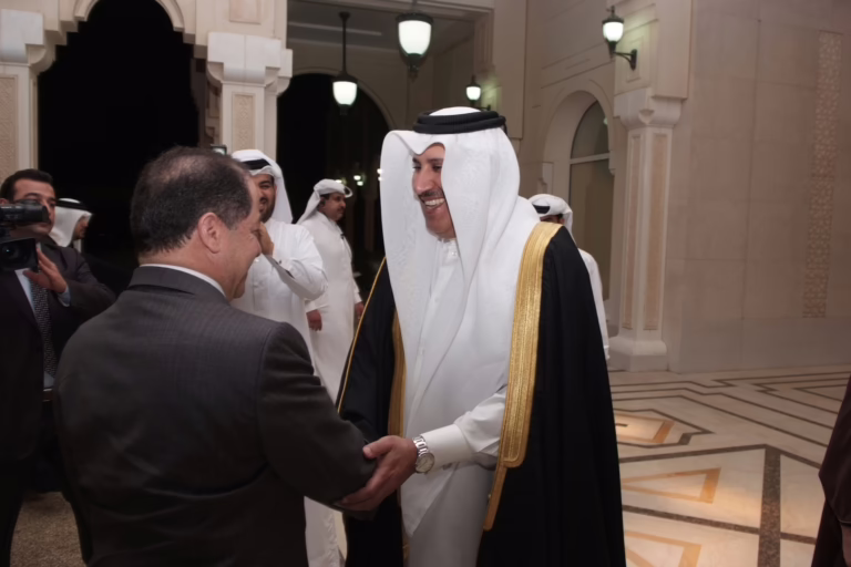 رئيس الوزراء الشيخ حمد بن جاسم يستقبل رئيس إقليم كردستان – 7 فبراير 2009