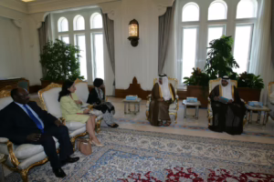 رئيس الوزراء الشيخ حمد بن جاسم يستقبل المفوضة السامية لحقوق الإنسان – 27 مايو 2009