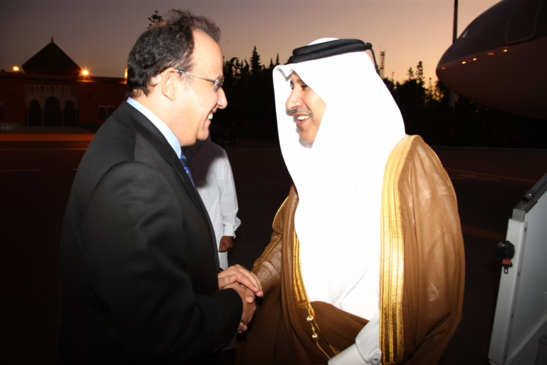 رئيس الوزراء الشيخ حمد بن جاسم بن جبر آل ثاني يصل إلى مراكش – 1 نوفمبر 2009
