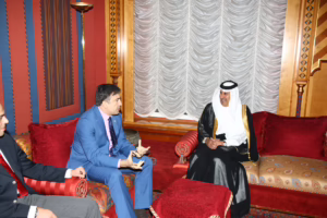 رئيس الوزراء الشيخ حمد بن جاسم بن جبر آل ثاني يلتقى رئيس جورجيا في الدوحة – 4 نوفمبر 2009