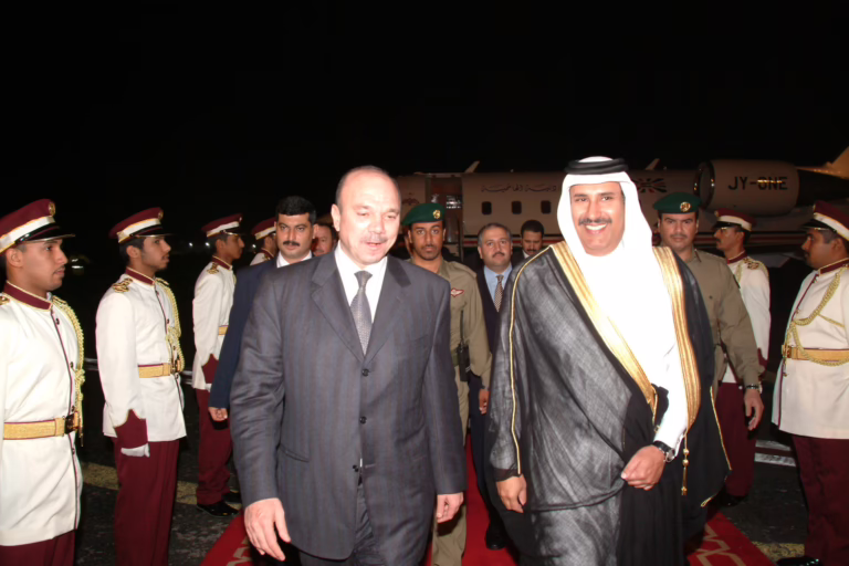 زيارة رئيس وزراء الأردن إلى الدوحة – 12 يناير 2004