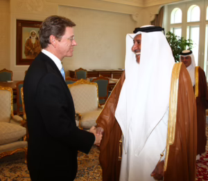 رئيس مجلس الوزراء وزير الخارجية الشيخ حمد بن جاسم بن جبر آل ثاني يستقبل وزير خارجية ألمانيا – 10 يناير 2010