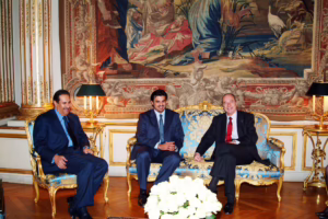 الرئيس الفرنسي يستقبل ولي العهد في قصر الإليزيه – 5 مارس 2004