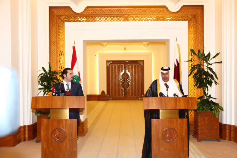 معالي رئيس مجلس الوزراء وزير الخارجية يستقبل دولة رئيس مجلس الوزراء اللبناني في الدوحة – 28 فبراير 2010