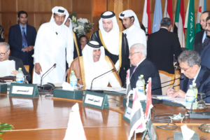 معالي رئيس مجلس الوزراء وزير الخارجية الشيخ حمد بن جاسم بن جبر آل ثاني يشارك في أعمال اجتماع مجلس وزراء الخارجية العرب بالقاهرة – 2 مارس 2010