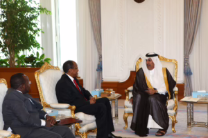 معالي رئيس مجلس الوزراء وزير الخارجية الشيخ حمد بن جاسم بن جبر آل ثاني يستقبل وزير خارجية جيبوتي – 19 أبريل 2010