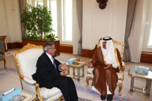 معالي رئيس مجلس الوزراء وزير الخارجية الشيخ حمد بن جاسم بن جبر آل ثاني يستقبل وزير الخارجية اللبناني – 17 مايو 2010