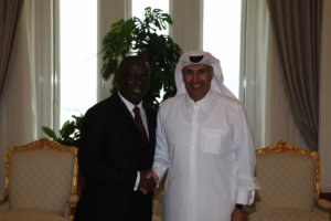 معالي رئيس مجلس الوزراء وزير الخارجية الشيخ حمد بن جاسم بن جبر آل ثاني يستقبل وزير خارجية السنغال السابق – 25 مايو 2010