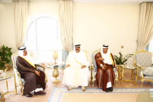 سمو الأمير الشيخ حمد بن خليفة آل ثاني يستقبل نائب رئيس الحرس الوطني السعودي في الدوحة – 25 مايو 2010