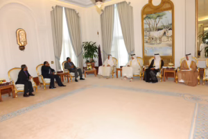 سمو الأمير الشيخ حمد بن خليفة آل ثاني يستقبل الرئيس الإريتري في الدوحة – 29 مايو 2010