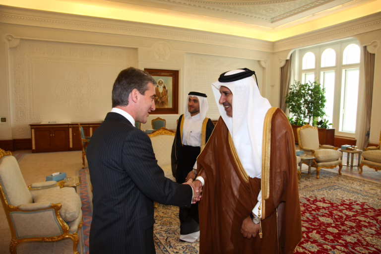 معالي رئيس مجلس الوزراء وزير الخارجية الشيخ حمد بن جاسم بن جبر آل ثاني يستقبل نائب رئيس وزراء جمهورية مولدوفا – 30 مايو 2010