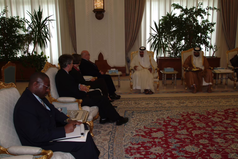 النائب الأول لرئيس مجلس الوزراء وزير الخارجية يعقد مؤتمرًا صحفيًا مع نائب وزير الخارجية الأمريكي – 20 أبريل 2004