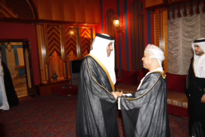 معالي رئيس مجلس الوزراء وزير الخارجية الشيخ حمد بن جاسم بن جبر آل ثاني يستقبل سفير سلطنة عمان لدى قطر – 24 أغسطس 2010