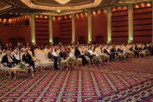 سمو الأمير يشهد افتتاح مؤتمر الدوحة السادس للديمقراطية والتنمية – الدوحة – 11 أبريل 2006