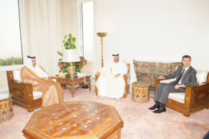 زيارة سمو الأمير إلى سوريا برفقة النائب الأول لرئيس الوزراء ويزر الخارجية – 21 أغسطس 2006