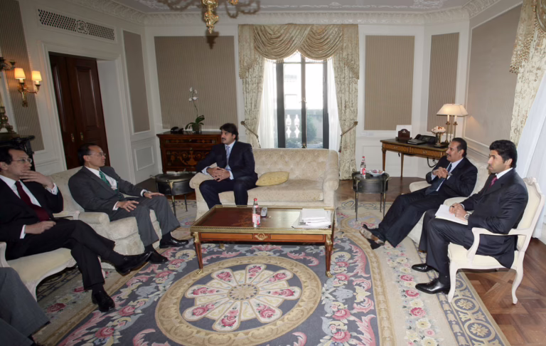 ولي العهد تميم بن حمد يلتقي وزير خارجية سنغافورة في نيويورك – 21 سبتمبر 2006